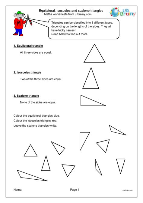 Isosceles And Equilateral Triangles Pdf Worksheets Library