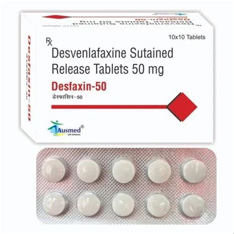 Desfaxin Desvenlafaxine Sutained Release Tablets 50mg Packaging Type