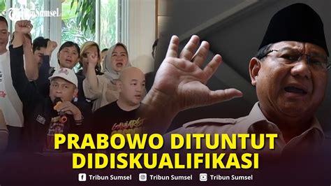 Relawan Ganjar Mahfud Tolak Hasil Pilpres Tuntut Diskualifikasi