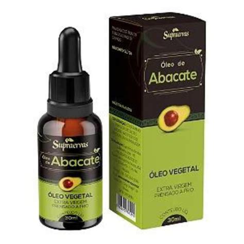 Oleo Vegetal De Abacate Extra Virgem Prensado A Frio 30ml Shopee Brasil