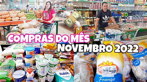 Compras Do M S De Novembro Atacad O Quantos Gastamos Youtube