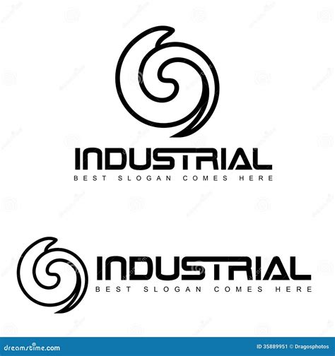 Industrial Machinery Equipment Logo Stock Image - Image: 35889951