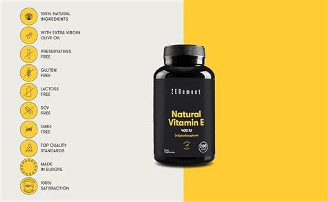 Vitamine E Naturelle Ui D Alpha Tocoph Rol Capsules