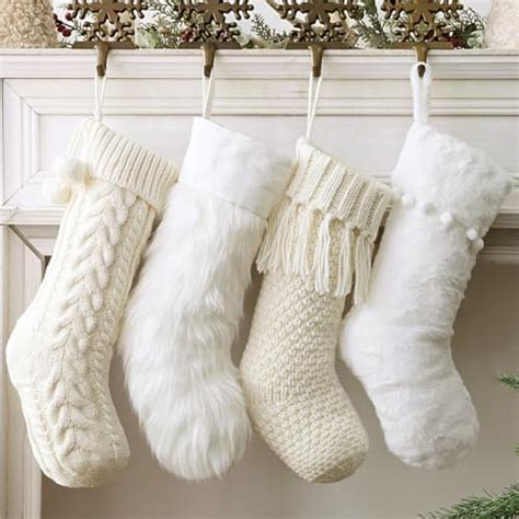 Amazon Pawliss Christmas Stockings Pack Inch White Farmhouse