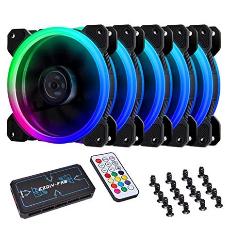 Buy Ezdiy Fab Pack Wireless Rgb Led Mm Case Fan Quiet Edition High