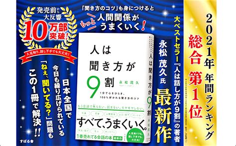 【全目次】人は聞き方が9割 永松 茂久【要約･もくじ･評価感想】 人は聞き方が9割 モクホン