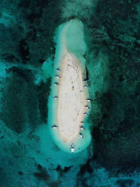 L île Naked Siargao L île De Sable Blanc Est Entourée D une Barrière