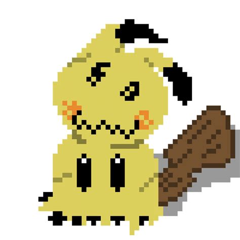 Pixel Mimikyu by Tetrispriter on DeviantArt