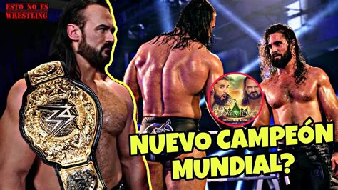 Será Drew Mcintyre Quién Destrone a Seth Rollins DREW MCINTYRE NUEVO