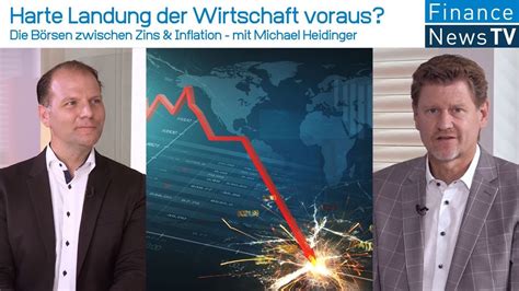 Harte Landung der Wirtschaft voraus Börsen zwischen Zins