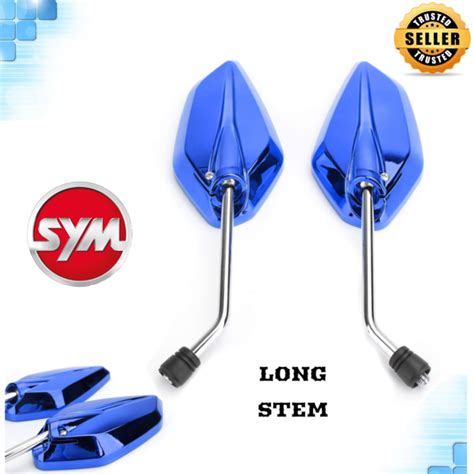 Sym Rv1 2 Motorcycle Side Mirror Silver Stem Alloy Dahon Type