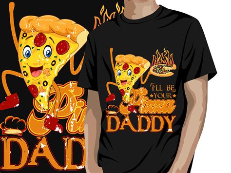 Pizza T-shirt Design | Pizza Shirt Design | Pizza Tee :: Behance