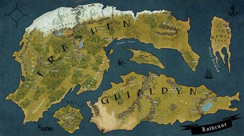 Dungeons And Dragons World Map - Map