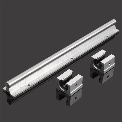 Mm Linear Slide Guide Shaft X Rail X Sbr Uu Bearing Block Cnc