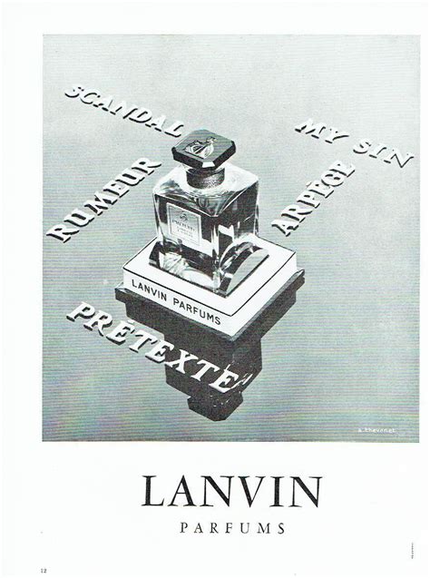 My Sin Lanvin Le premier parfum à succès de Lanvin Vintages