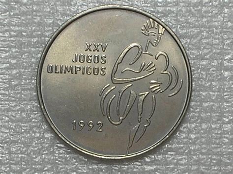 Portugal 200 Escudos 1992 Jogos Olímpicos Flor de Cunho