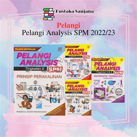 Saujana PELANGI Analysis KSSM SPM 2022 2023 Lazada