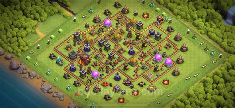 Trophy Defense Base Th10 With Link Clash Of Clans 2024 Town Hall