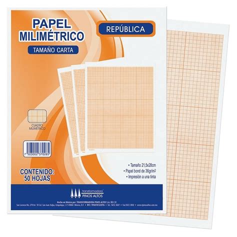 Block Milimetrico Carta 50h Pinos Al