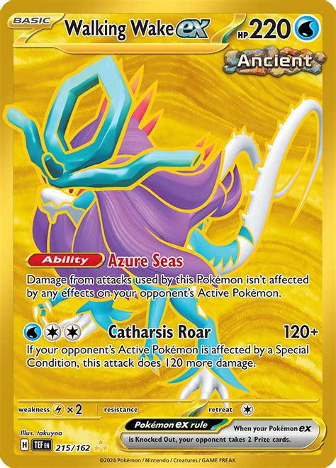 Walking Wake Ex Temporal Forces Pokemon Card Pikawiz