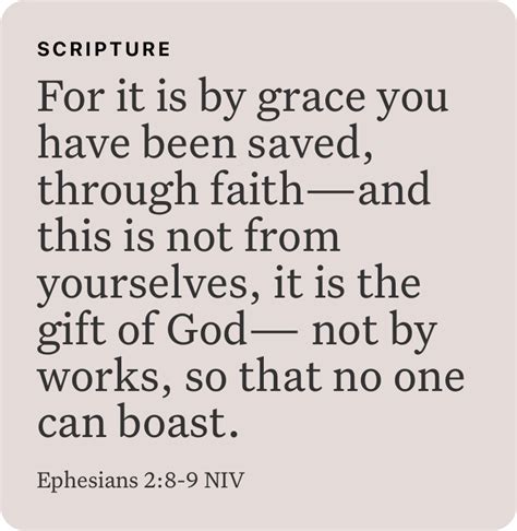 Ephesians 2 8 9 NIV Bible Apps Faith Ephesians