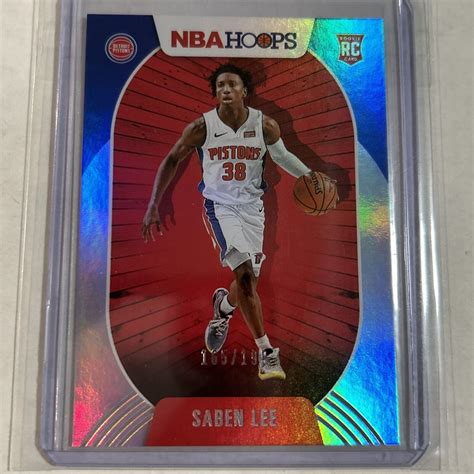 2020 21 Saben Lee NBA Hoops Holo Foil 199 Rookie RC 206 EBay