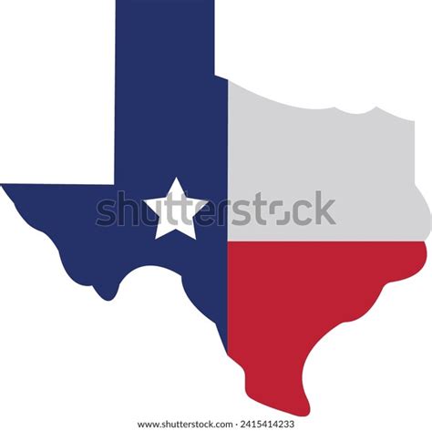 Texas Map Icon Detailed Map Texas Stock Vector Royalty Free