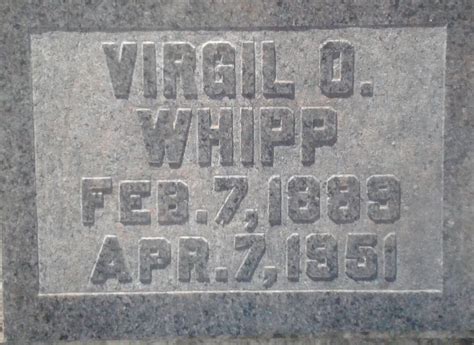 Virgil Orville Whipp M Morial Find A Grave