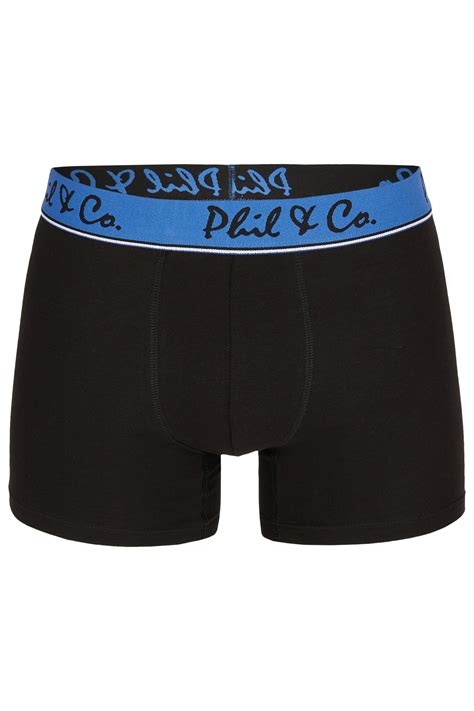 Phil Co Boxershorts Heren Multipack Pack Groen Blauw Zwart Antra