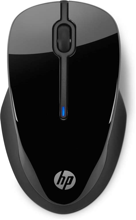 Mouse Sem fio HP 250 Preto Sensor Óptico Ambidestro Receptor Nano 2