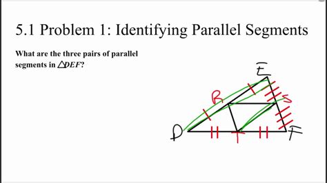 Geometry 5.1 Midsegment Examples - YouTube