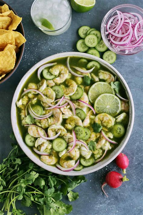 Easy Shrimp Aguachile Recipe L A Farmgirls Dabbles