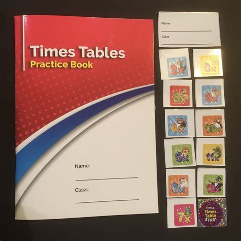 Times Table Practice Book Plus Achievement Stickers — The Maths Mum