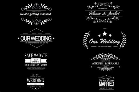 Wedding Title Psd Free Download Psdpixcom