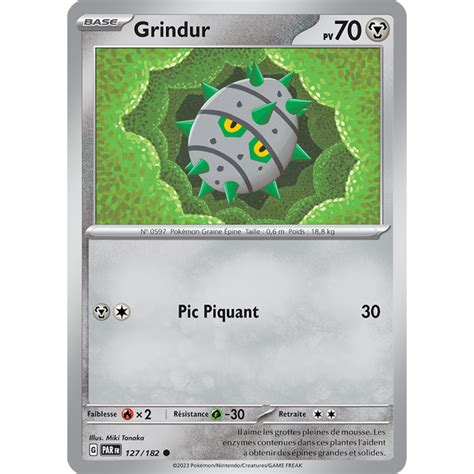 Grindur 127 182 Carte Pokémon Commune Neuve FR