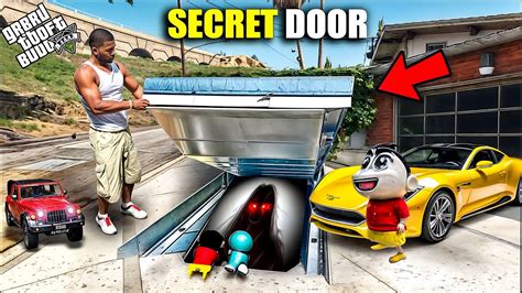 Franklin Shinchan Found Secret Door Near Franklin S Backyard In Gta