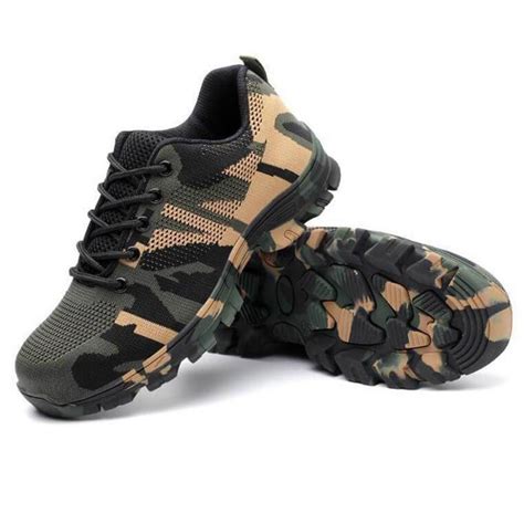 Indestructible Military Camouflage Battlefield Shoes Steel Toe Work Safety Shoes - Topsfshoes.com