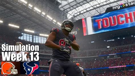 【nfl】week 13 Simulation｜cleveland Browns Vs Houston Texans｜madden Nfl