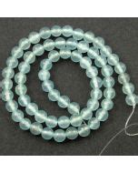 Uk Semi Precious And Gemstone Beads Malay Jade Dyed Aquamarinel Blue