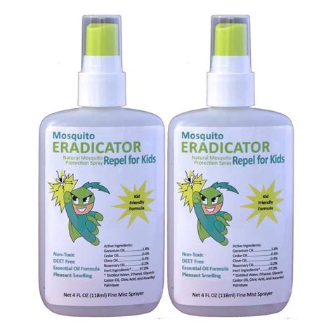 ERADICATOR Mosquito Repellent for Kids Non-toxic and Natural Kid's ...