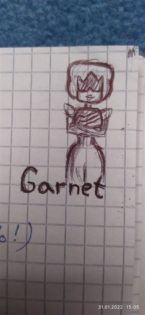 Here is a little drawing of Garnet I made today at school : stevenuniverse