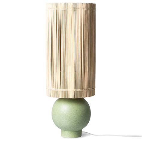 Ceramiczna Podstawa Lampy Mix Match Pistacjowa Ziele Bamboo Lamp