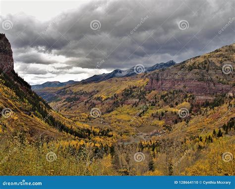 San Juan Mountains Above Telluride Colorado Stock Photo Image Of