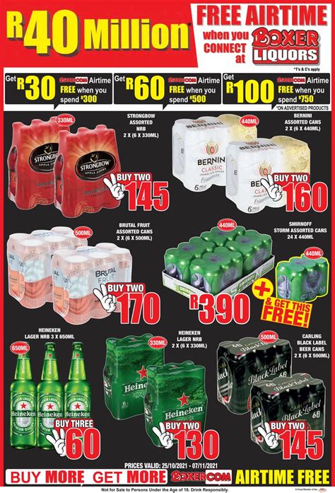 Boxer Super Store Free State North West Liquor October