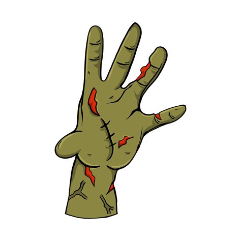 Ilustraci N Mano De Zombi Vector En Vecteezy