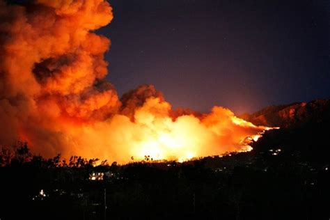 Wildfire in Santa Barbara Causes Evacuation of about 140 Homes : Nation ...