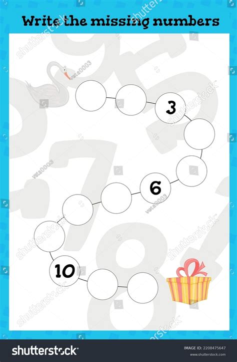 Math Maze Addition Worksheet Educational Game Stock Vector Royalty