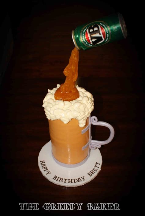 Floating Beer Can Cake