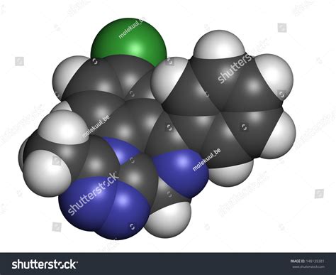 Alprazolam Sedative Hypnotic Drug Benzodiazepine Class Stock