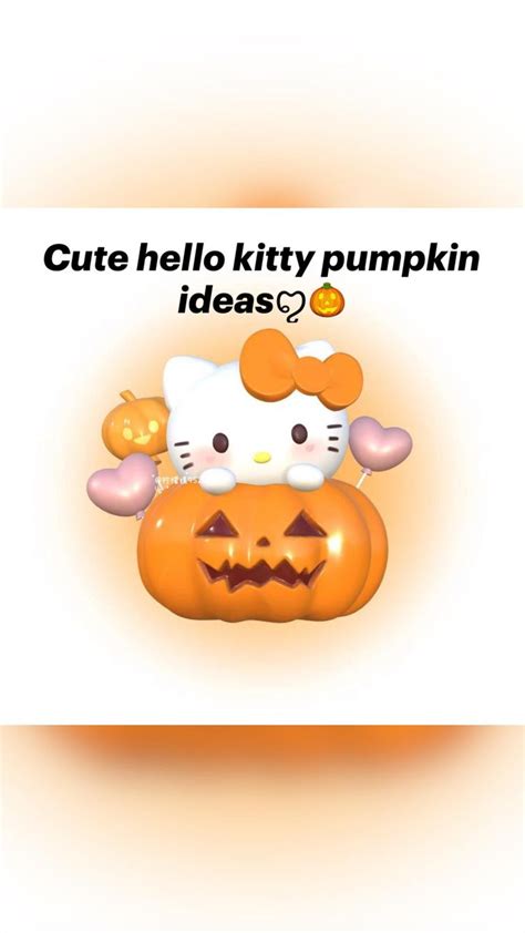 Cute hello kitty pumpkin ideasꨄ🎃 | Hello kitty pumpkin, Hello kitty, Kitty